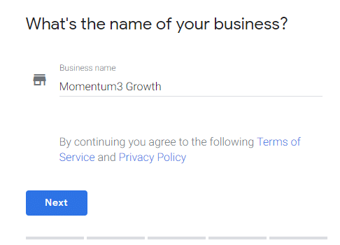 name your business